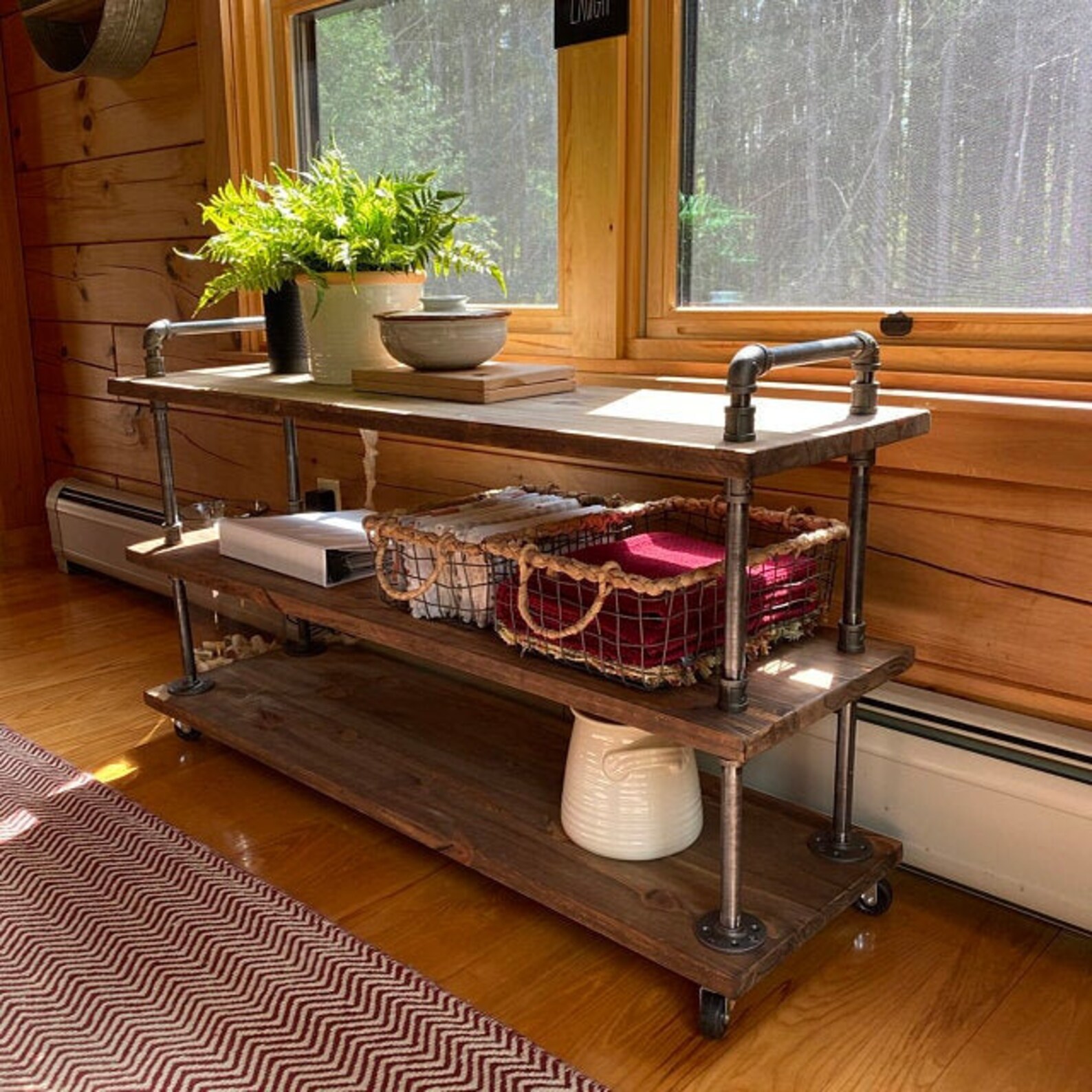 Coffee Cart Coffee Bar Rolling coffee stand Kitchen Etsy