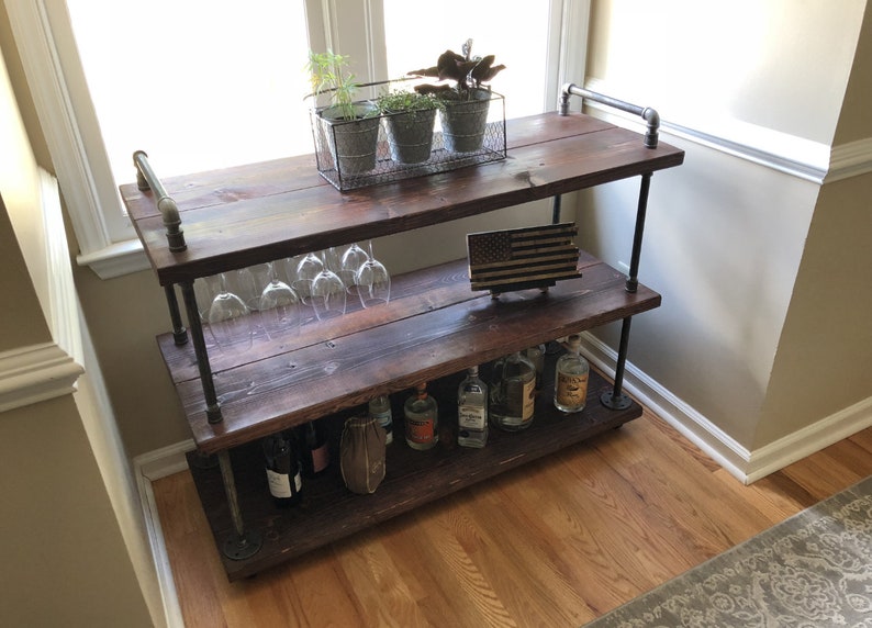 Coffee Cart Coffee Bar Rolling Coffee Stand Kitchen Etsy