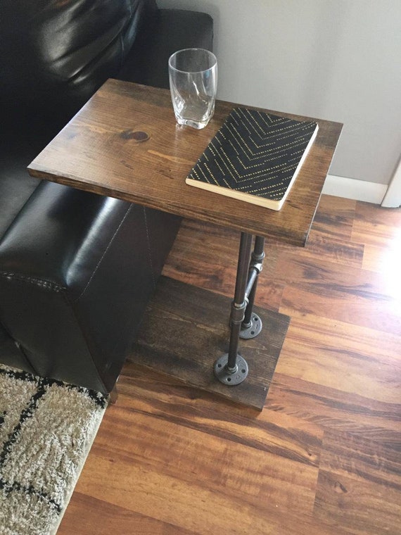 Industrial C-shaped Side Table for Sale, Home Furniture
