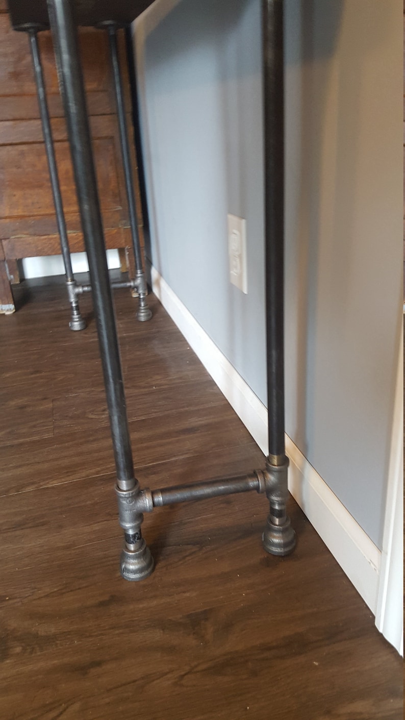 Pipe Entryway Table, Narrow console table, Buffet Table, Reclaimed Wood Table, Accent Table, Long Sofa Table, Entry Hall Table, image 6
