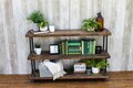 Steampunk book shelf, Industrial bookcase, Wooden Book Case, Wooden Book Shelf,  Rustic book shelf, Steampunk tier stand, Farmhouse table