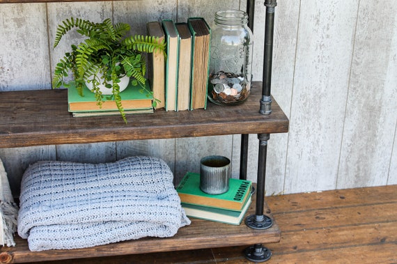 Tv table with bookshelf deals