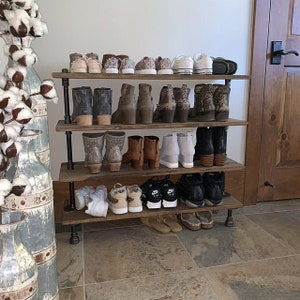 Shoe Rack - Shoe Storage - Entryway Organizer- Shoe Organizer - Entryway Bench - Entryway furniture - Sneaker Storage - Boot Storage