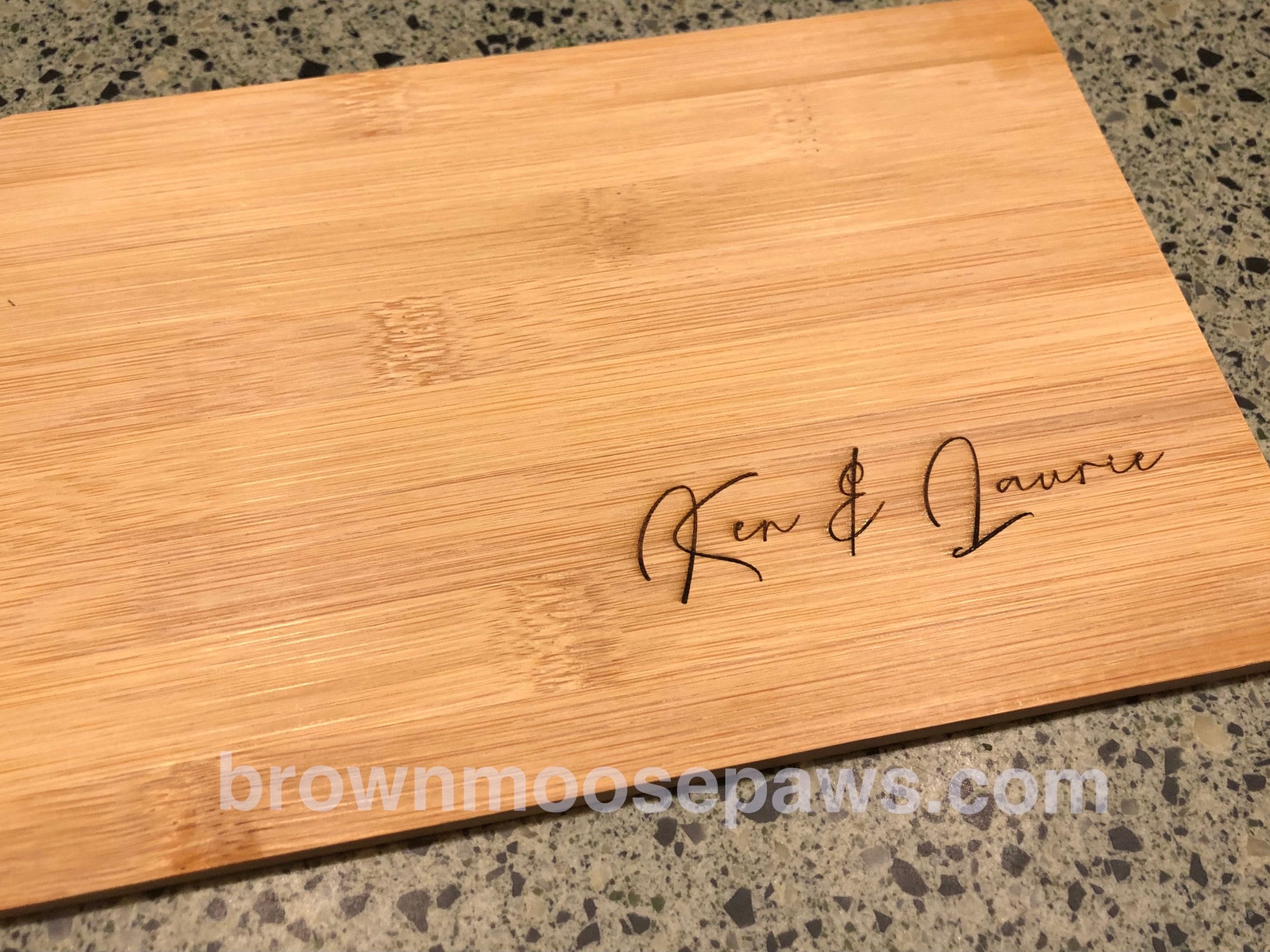 Mini Cutting Boards, Engraved Bamboo