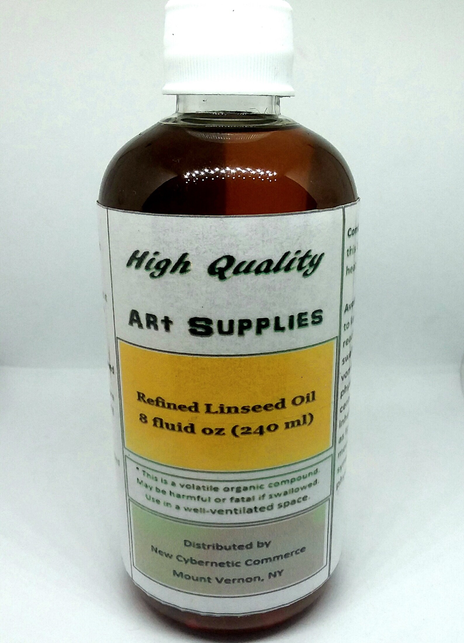 Refined Linseed Oil Artist Grade 8 oz Bottle High Quality Etsy