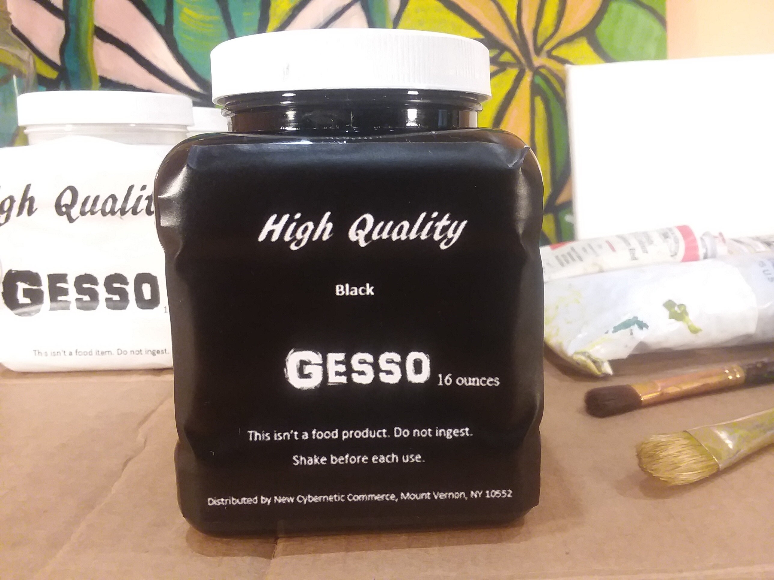 Black Gesso Primer High Quality Gesso brand 16 oz 473ml Plus Etsy