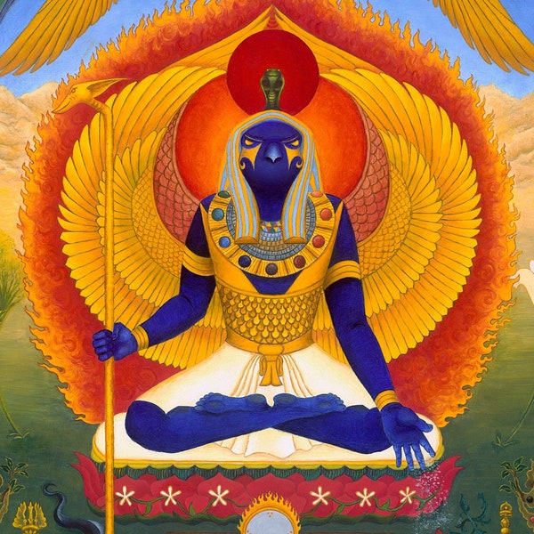 Stampa artistica Thelemica di Ra Hoor Khuit