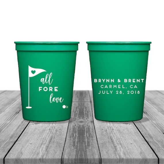 Golf Cups Personalized Cups Birthday Cups Cocktail Cups Etsy