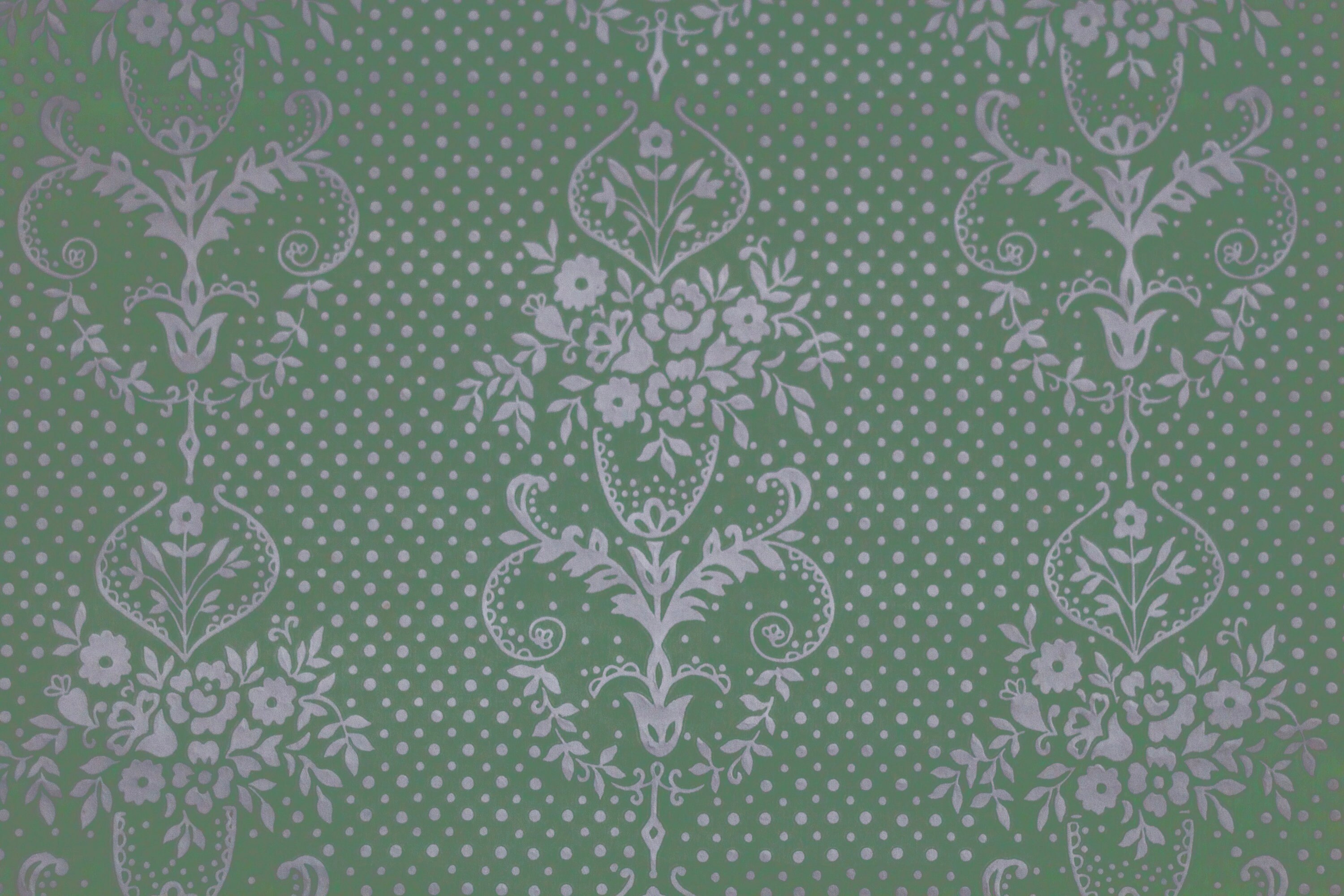 Light Green Soviet Retro Wallpaper By The Yard Vintage Etsy