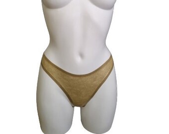 Latex thong, size S