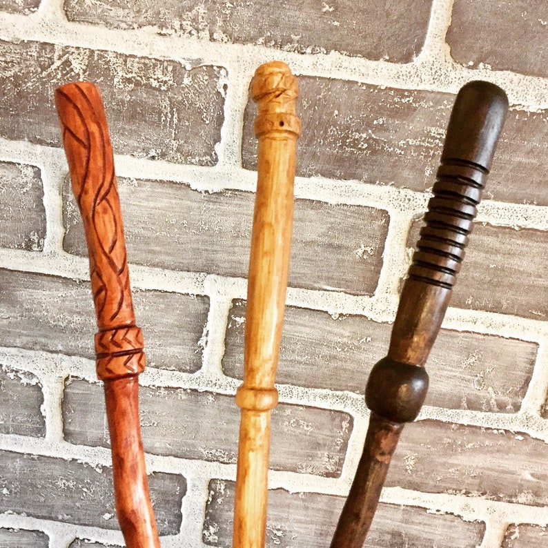 Custom Pottermore wand Hand carved Made to order Etsy
