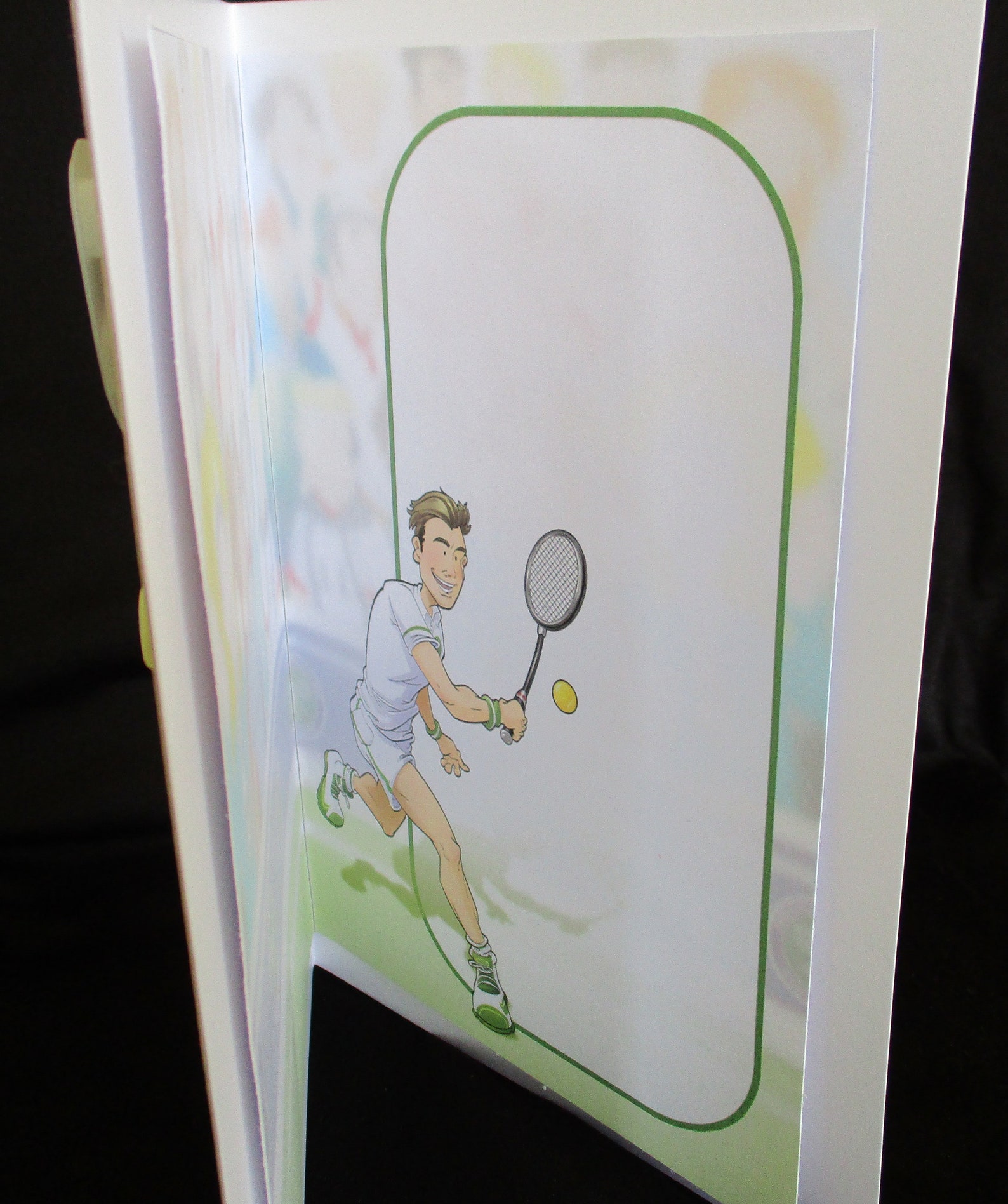 Male Tennis Player Card Humorous Tennis Player Card 3 D | Etsy