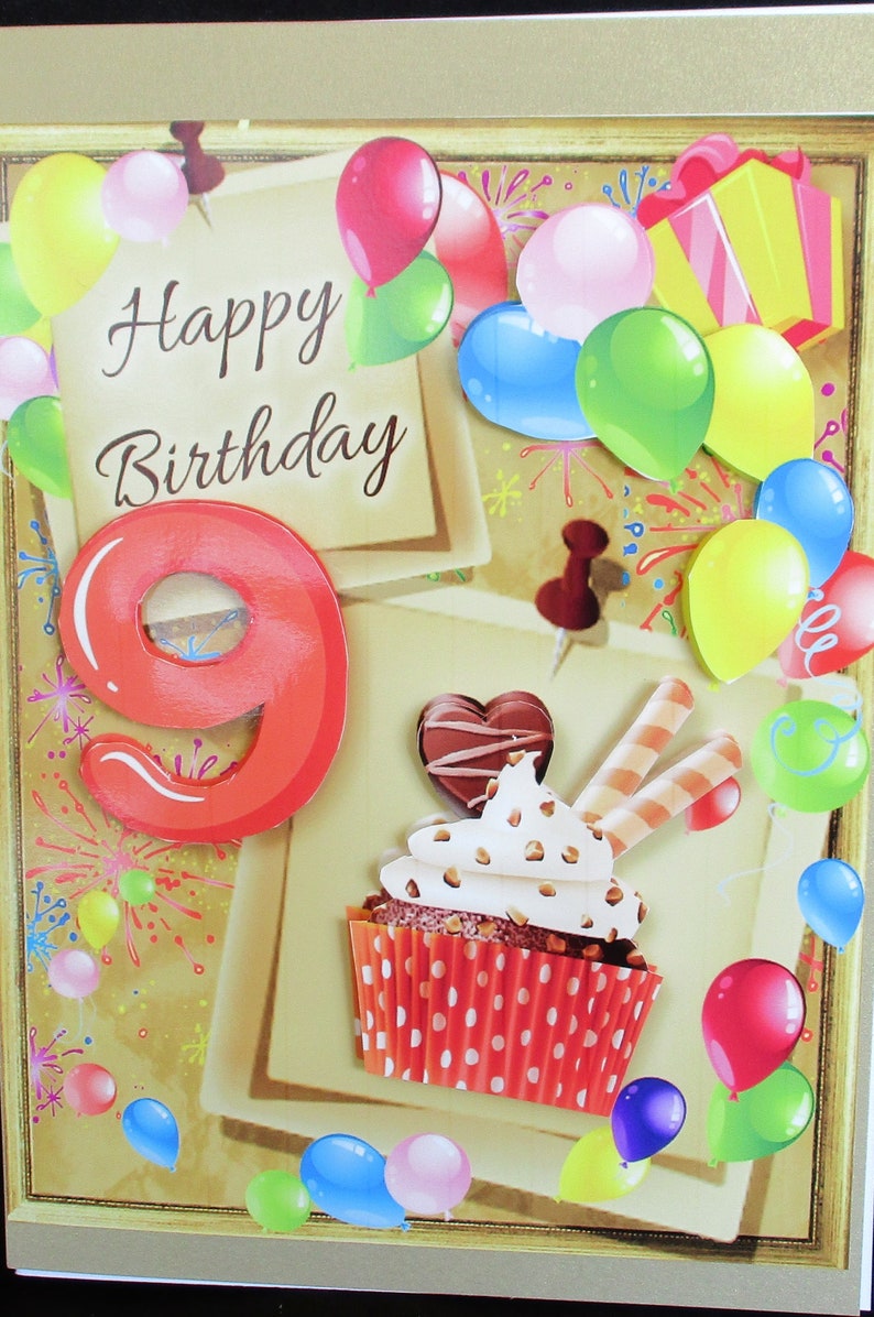 nom Handmade Personnalisé De Carte D/'anniversaire fille petite-fille soeur tout âge