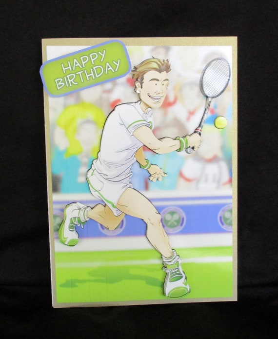 Carte De Joueur De Tennis Masculin Carte De Joueur De Tennis Etsy Carte De Joueur De Tennis Masculin Carte De Joueur De Tennis Etsy