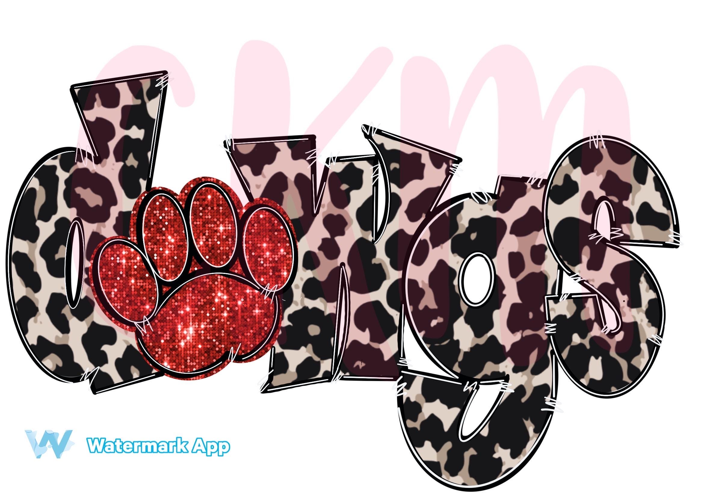 DAWGS Leopard PNG - Etsy