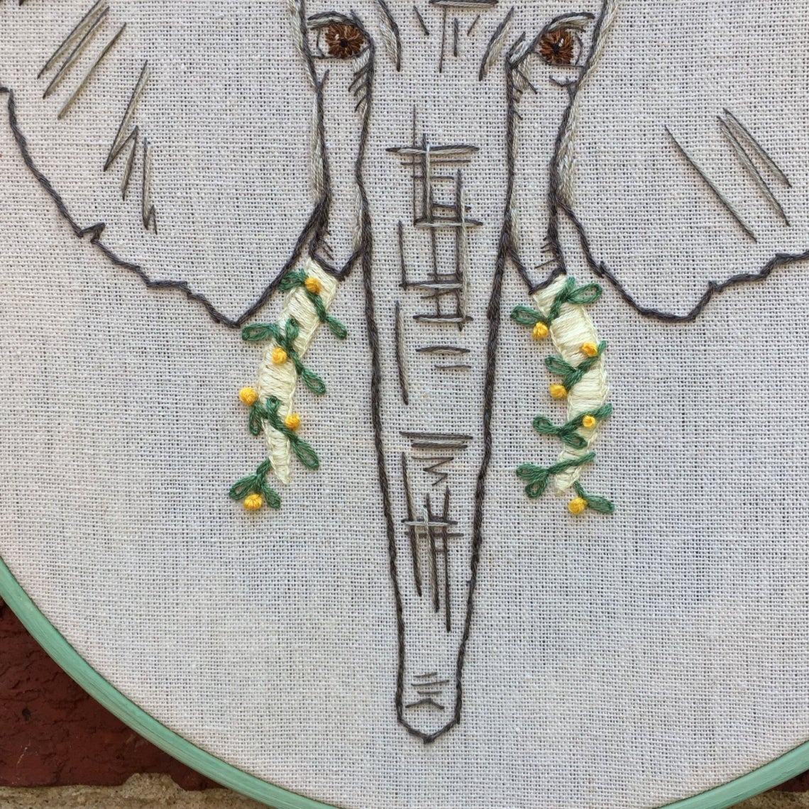 Flower Crown Elephant | Etsy