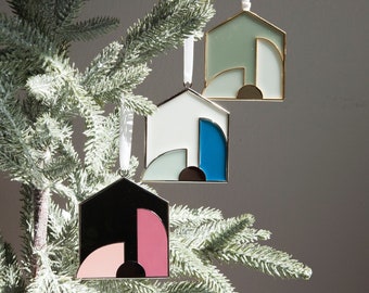 Szklo Modern Nativity Ornament© - Enamel or Translucent