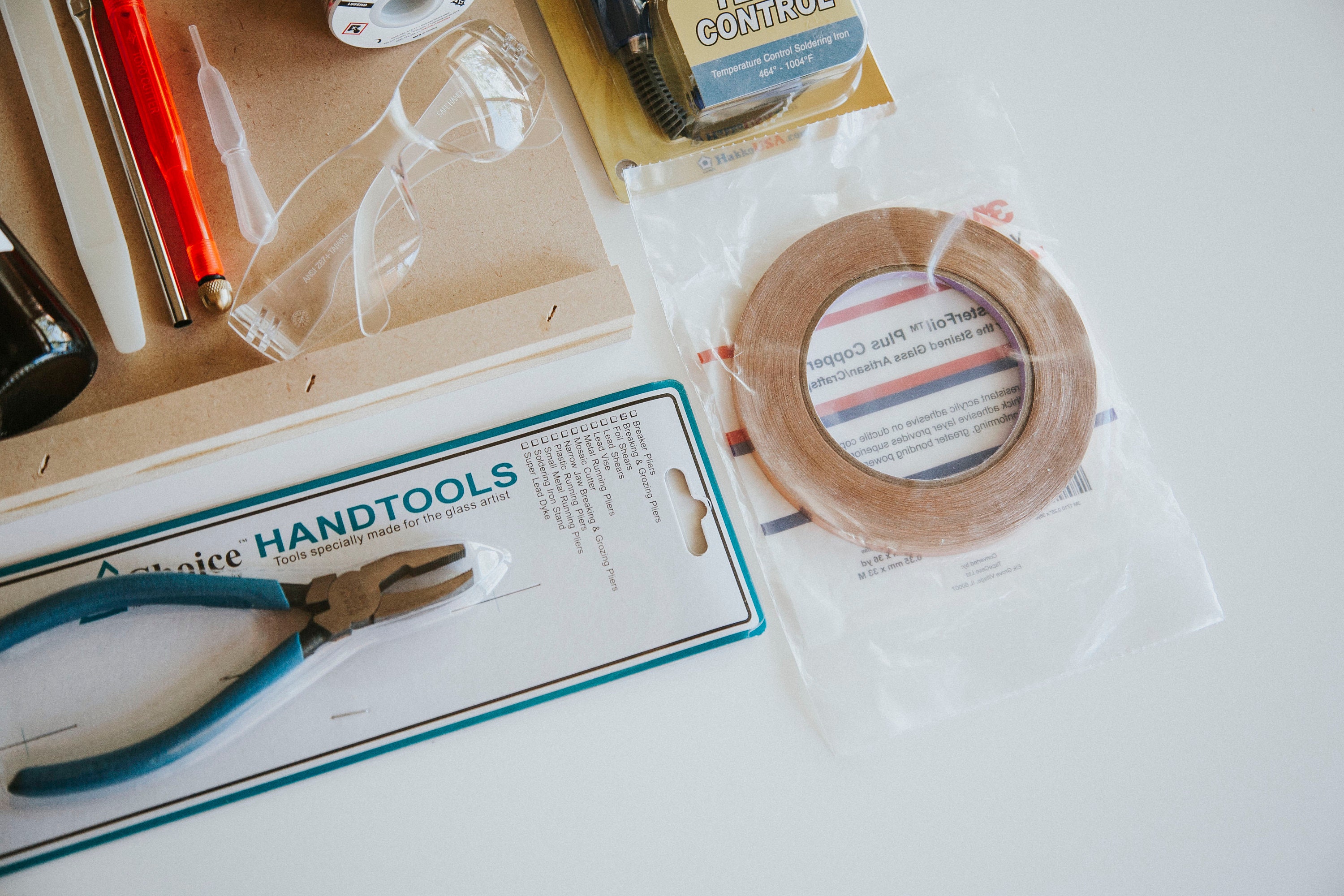 Stained Glass Beginner Tool Kit FOIL or LEAD Method Beginner