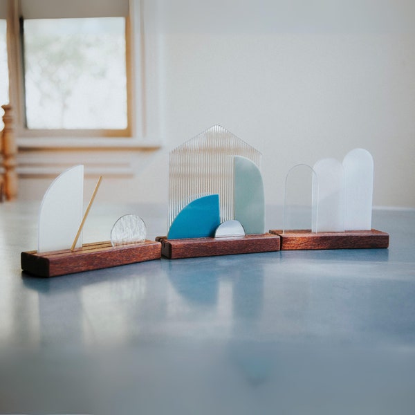 Belén moderno con vidrieras© - Colección Mid Mod