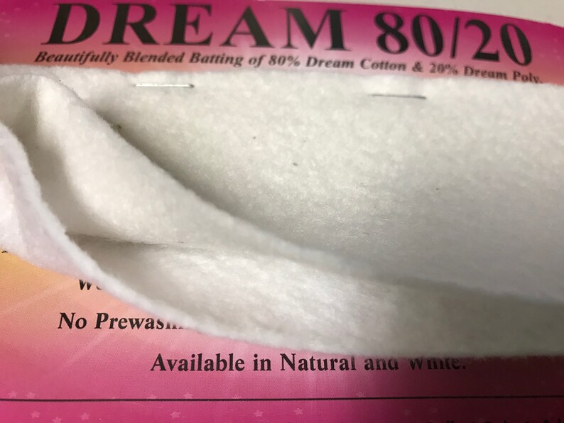 TWIN Quilters Dream 80/20 Cotton Poly Batting Dream Batting Etsy
