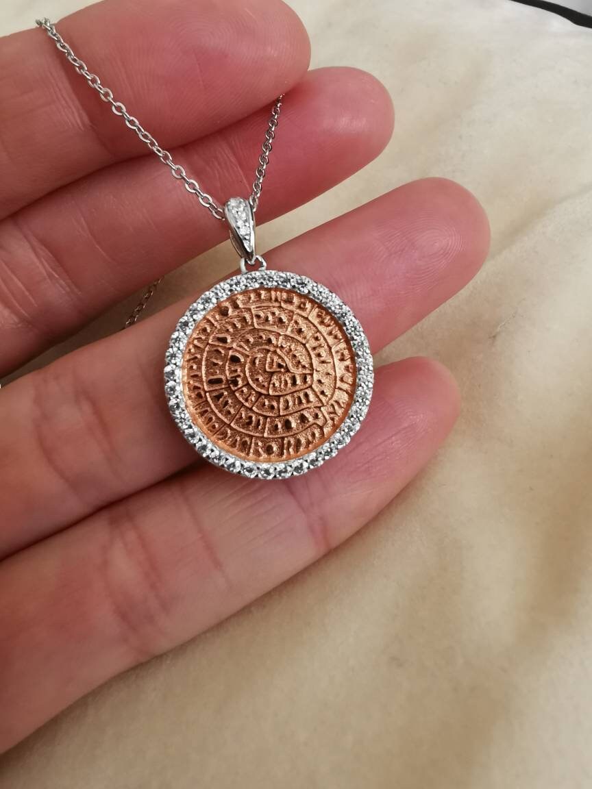 Minoan Spiral Pendant Ancient Jewelry Unisex Necklace Pendant
