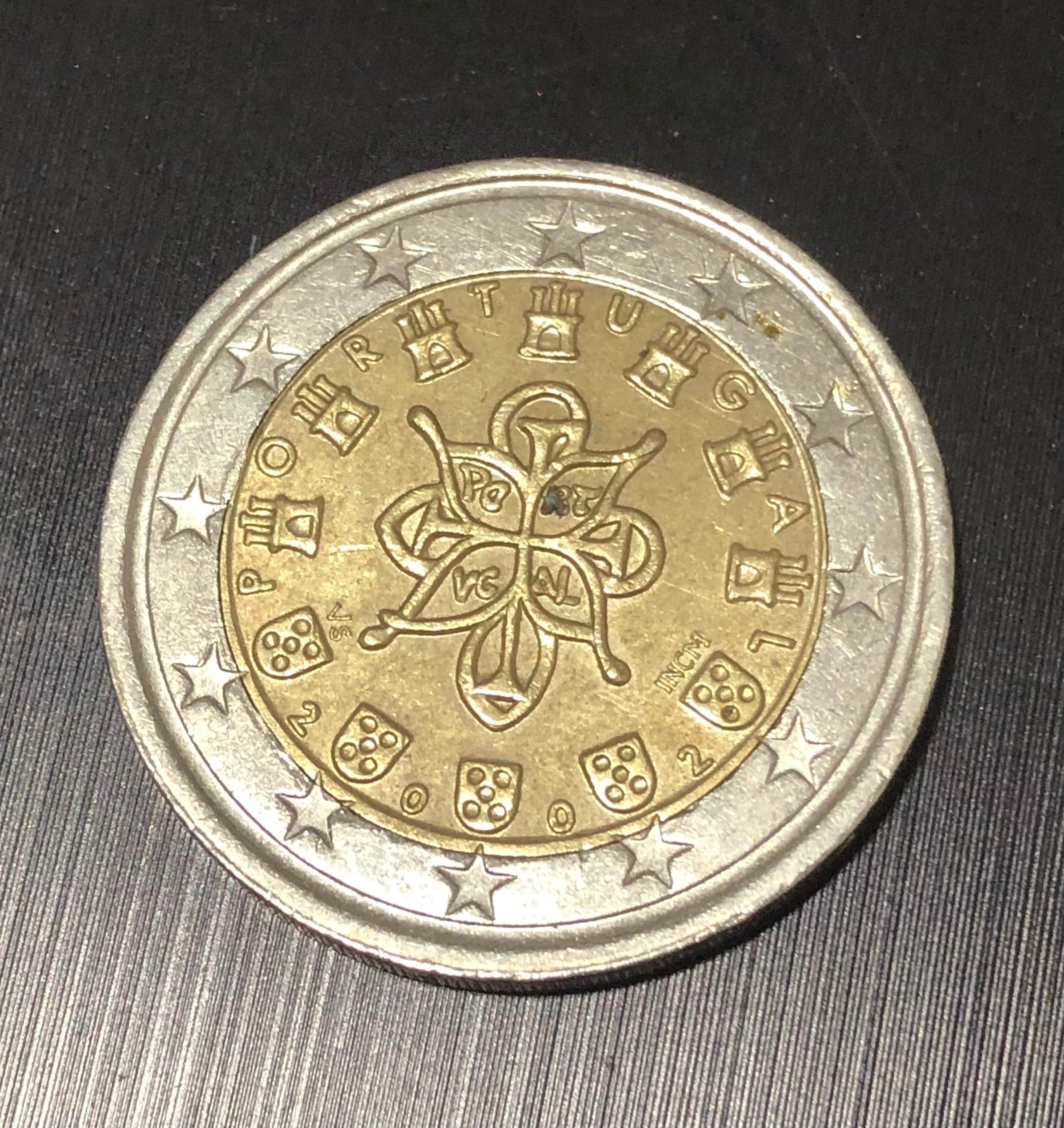 2 Euro Munze Portugal 2002