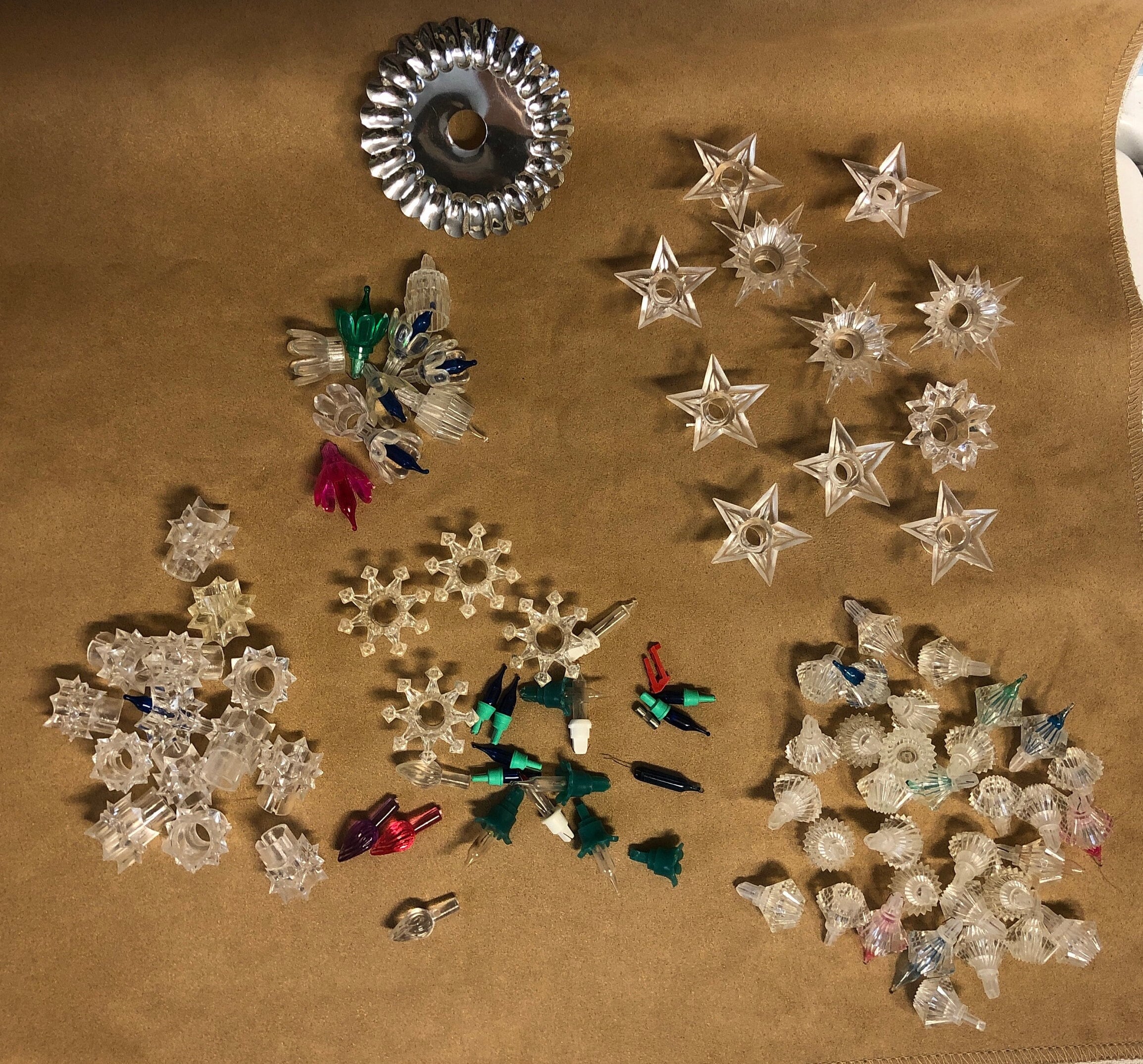 Vintage Light Reflectors, Extra Bulbs, Variety of Shapes. Etsy