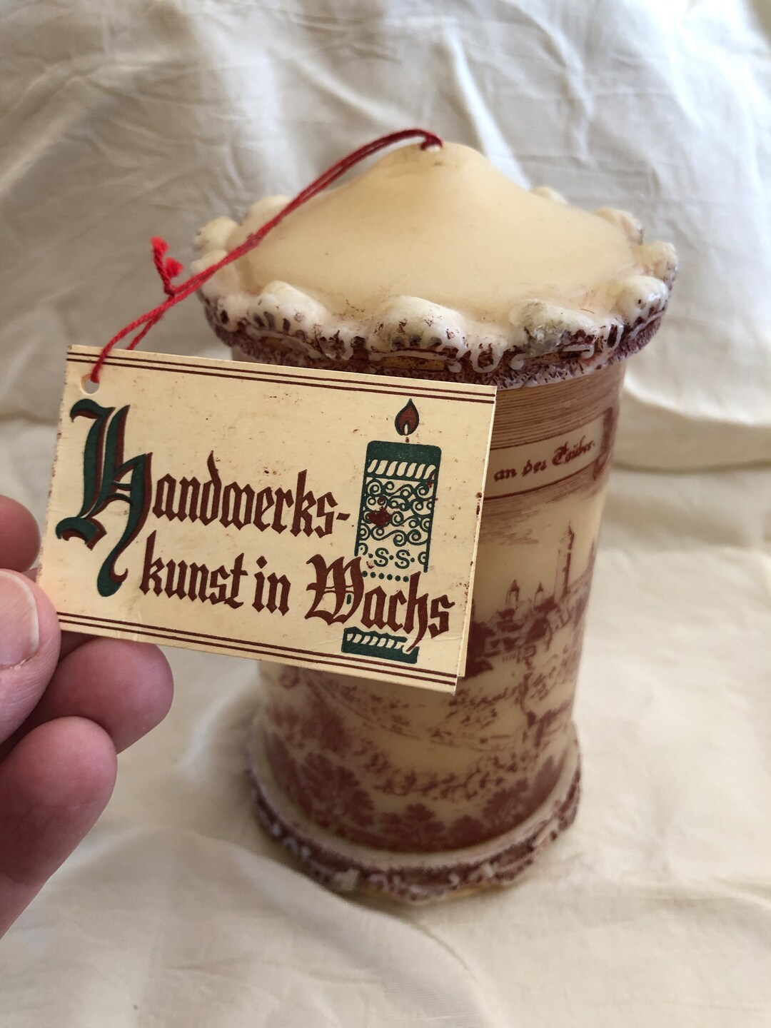 Rothenburg Germany Candle Vintage German Candle Etsy