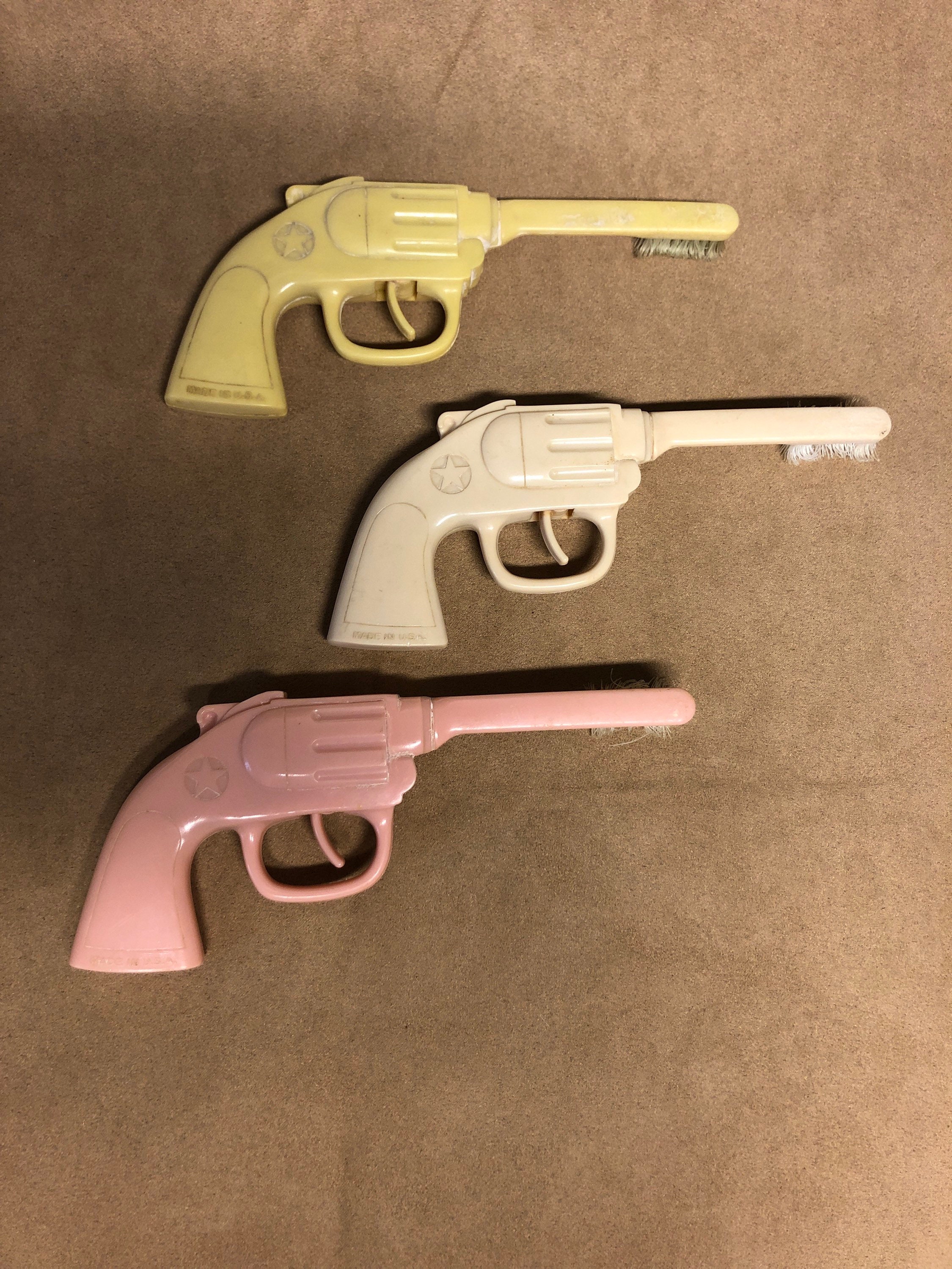 1940s Vintage Gun Shaped Toothbrushes Vintage Odd Item Etsy