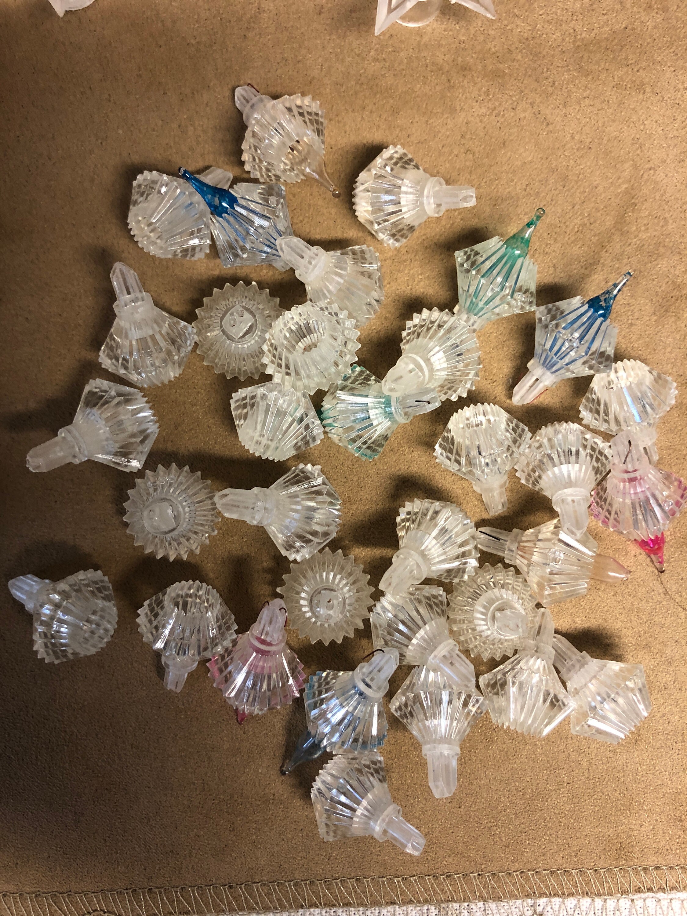 Vintage Light Reflectors, Extra Bulbs, Variety of Shapes. Etsy