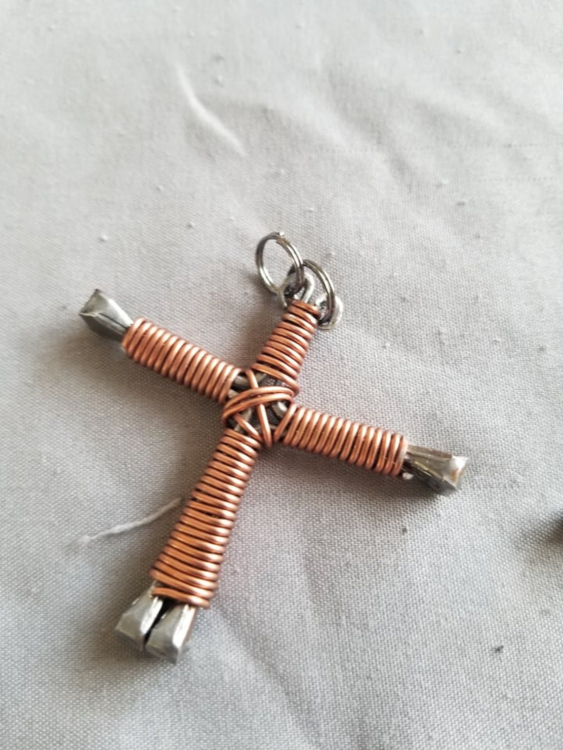 Handmade Horseshoe Nail Cross Etsy
