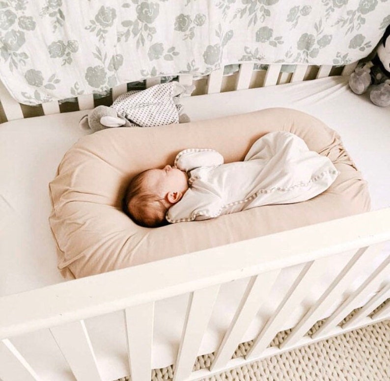 Snuggle Me Organic cover baby lounger Infant toddler olive Etsy