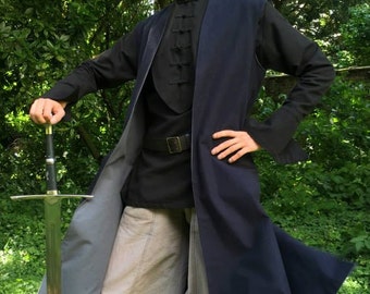 Ispirazione medievale Lunga Giacca a doppio Signore