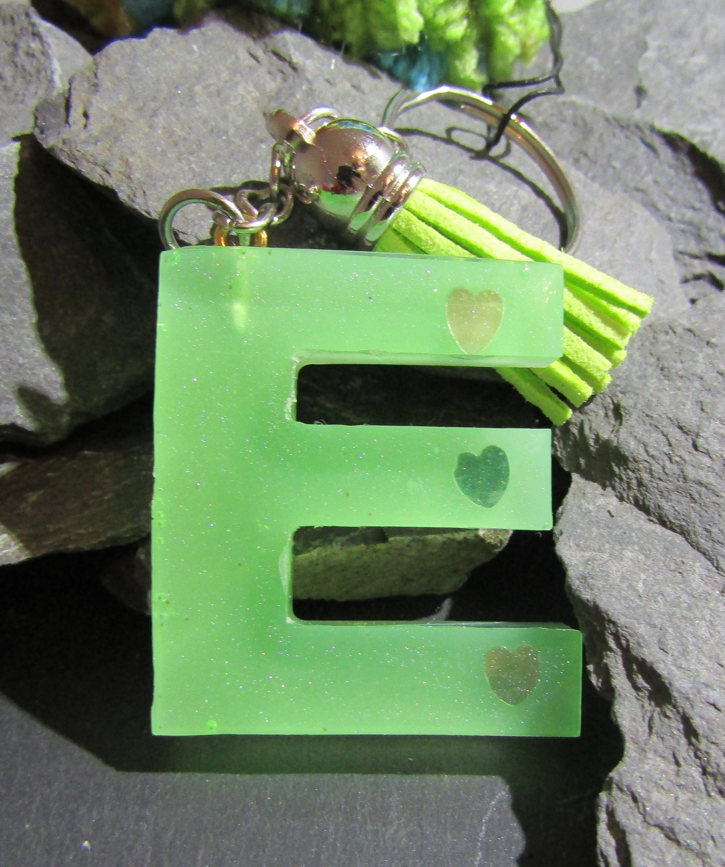 HarzBuchstabenSchlüsselanhänger Etsy HarzBuchstabenSchlüsselanhänger Etsy