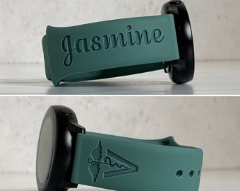Veterinarian SmartWatch Band with Engraved Personalization for Technicians and  Technologists, Assistants, and Students