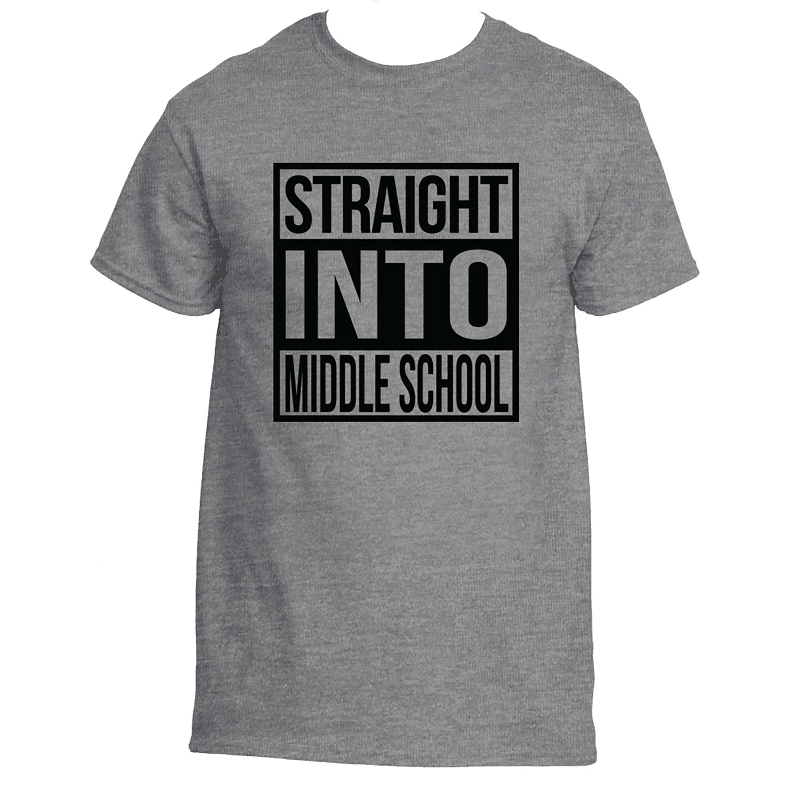 Straight Into Middle School Shirt Personalized Middle School Etsy