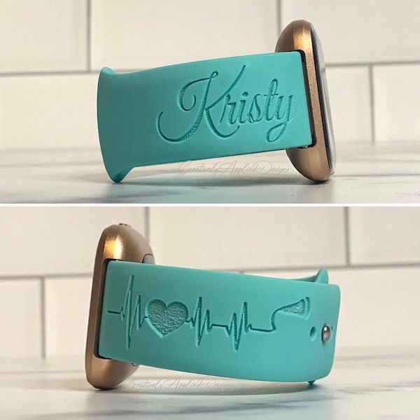 Personalized Sonography SmartWatch Band for Ultrasound Techs, Sonographers, Radiographers, Radiologists, Speech Therapists, Midwives, etc.