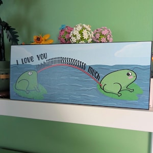 I love you this much frogs - Print
