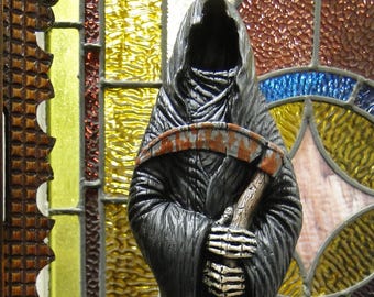 DARKNESS RESIDES" Haunting Faceless Figure Dark &amp; Scary Grim