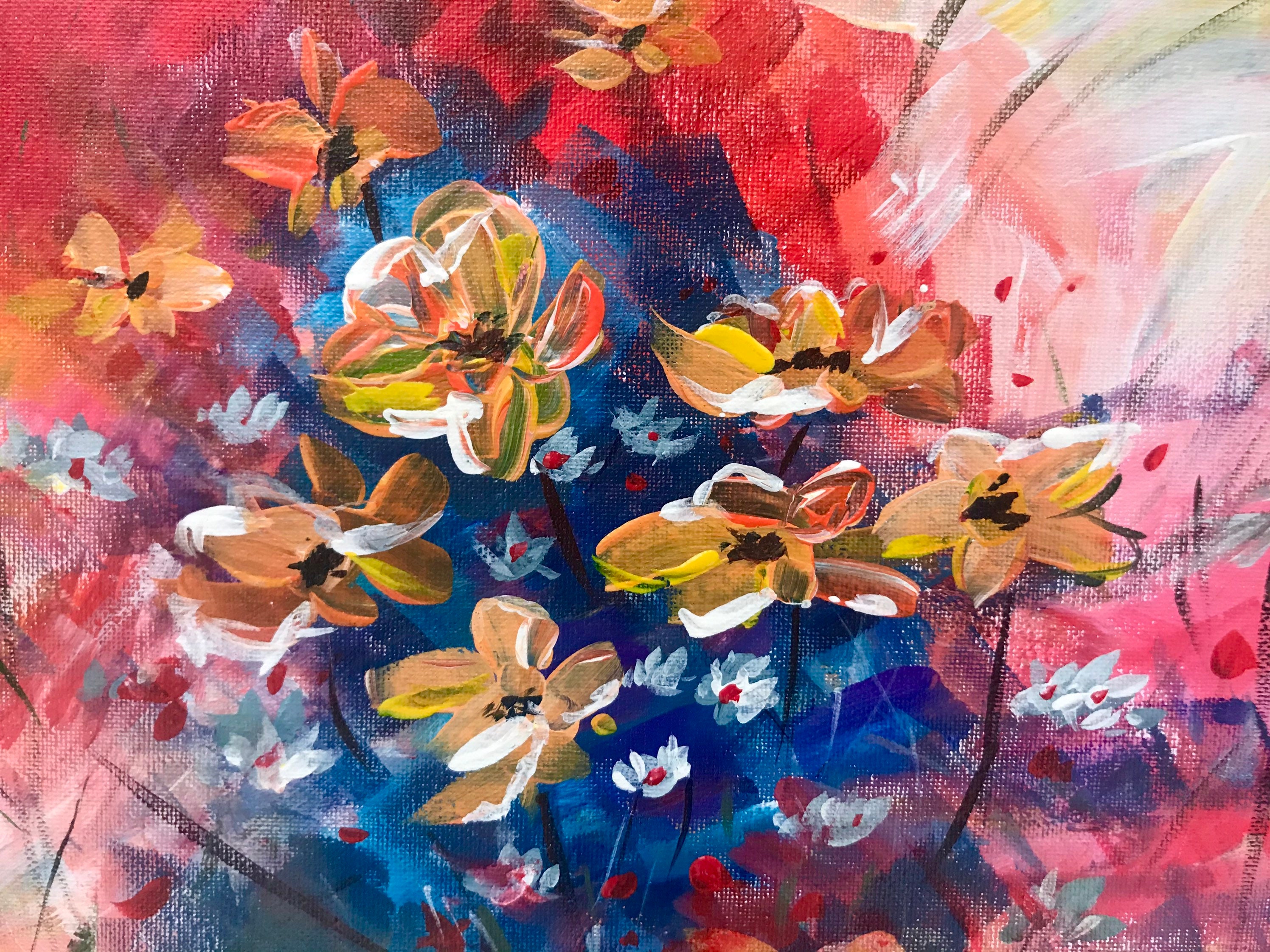 Flowers oil painting Blooming | Etsy