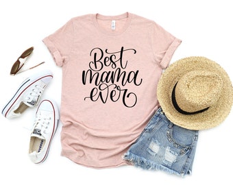 Best Mama Ever SVG File, Cut File, Craft File, Hand Lettered SVG, Calligraphy SVG,  Mother's Day, Cricut, Silhouette