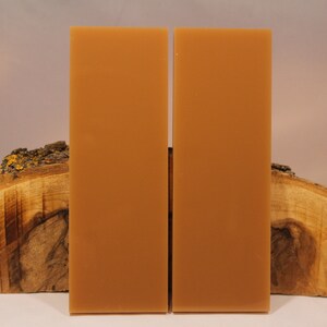 2 Pcs Desert Brown Composite Knife Scales (490)