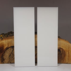 2 Pcs White Composite Knife Scales (920)