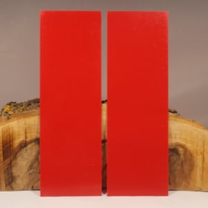 10 Sets Red G-10 Knife Handle Liner Spacer Material Blank Scales
