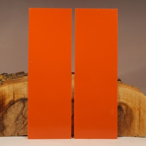 10 Sets Orange G-10 Knife Handle Liner Spacer Material Blank Scales