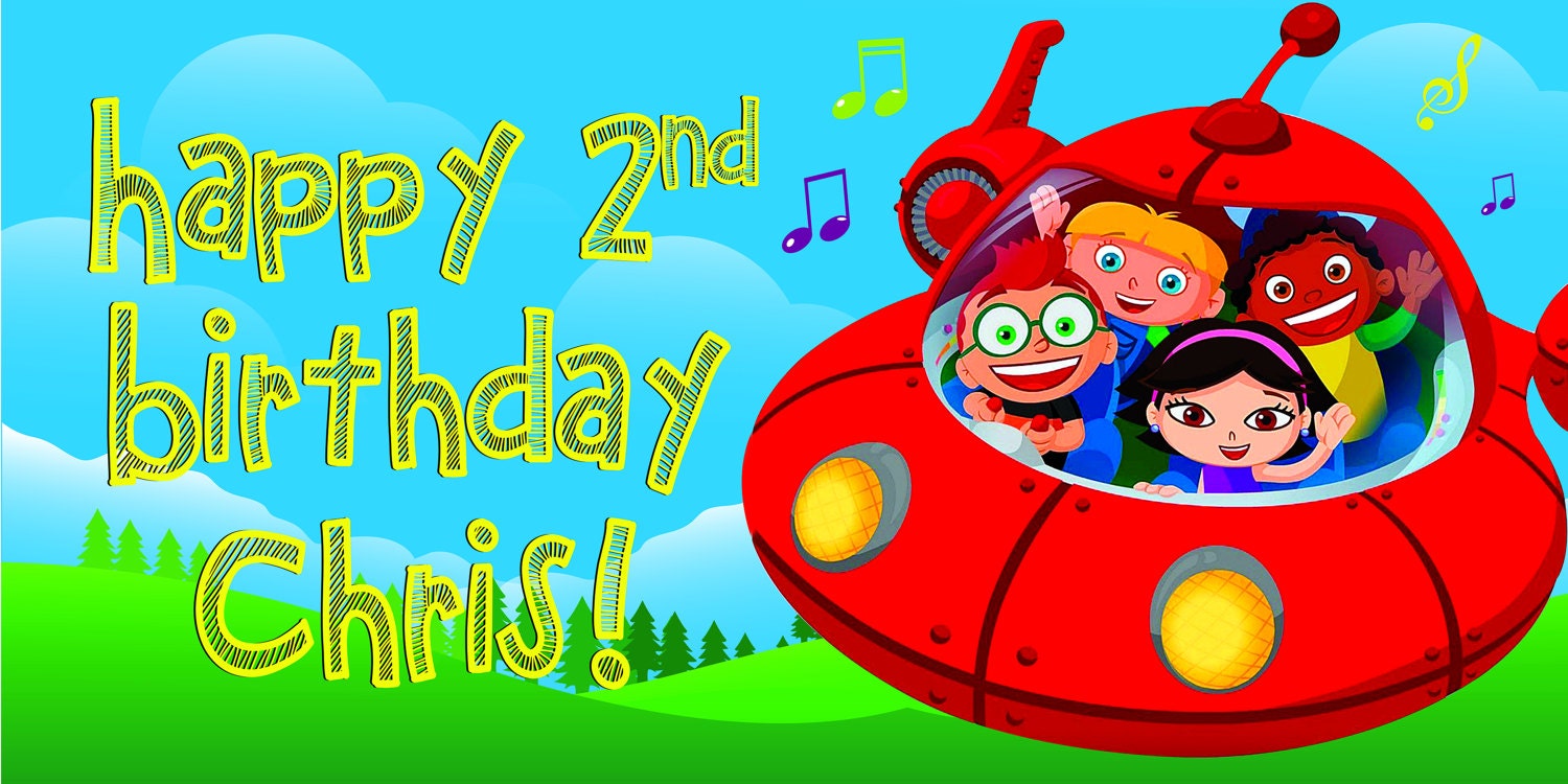 Little Einsteins Personalized Birthday Banner/Backdrop | Etsy