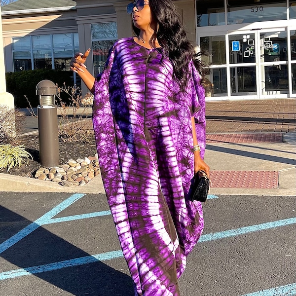 The Adire Layered Maxi Dress main image 1