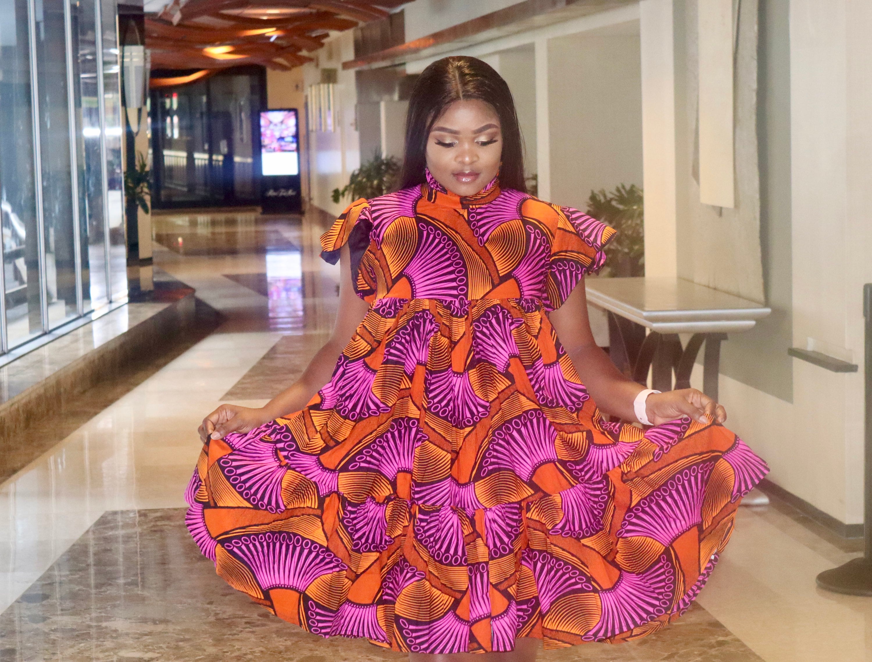 Zuri african shop dress