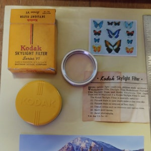 Kodak Skylight Filter Series VI - Lense -  Eastman Kodak Company Made in Rochester, NY U.S.A.