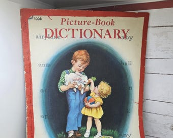 Diccionario ilustrado para niños - 1946 - ver descripción para defectos